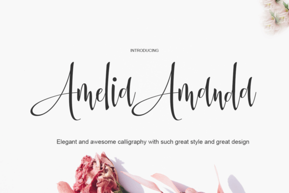 Amelia Amanda: A Script Font for Elegant Branding