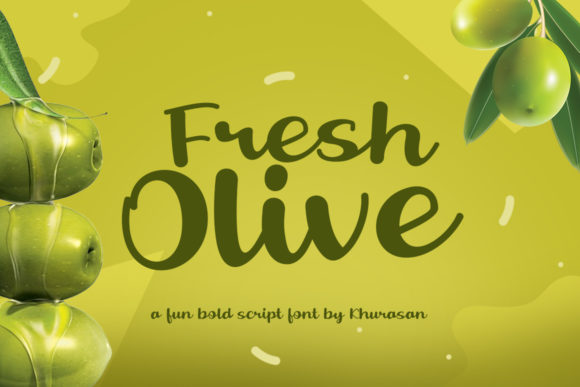 Fresh Olive: A Handwritten Font for Branding