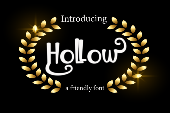 Hollow Font: Elevate Campaign Visuals