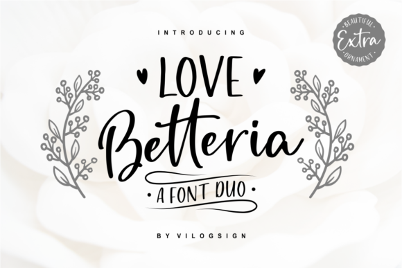 Love Betteria: A Modern Script Font for Web Design