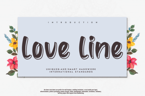 Love Line: A Friendly Handwritten Font for Branding
