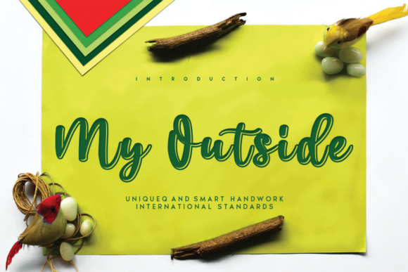 My Outside: A Handwritten Font for Makers