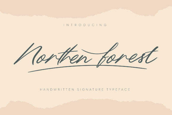 Northern Forest: A Handwritten Font for Crafters