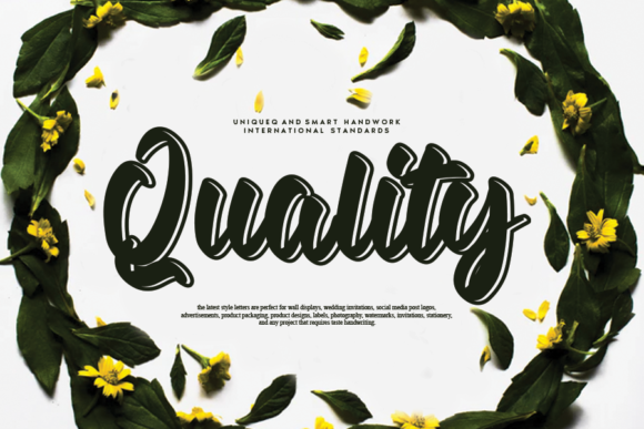 Quality Font: Elevate Your Handmade Brand