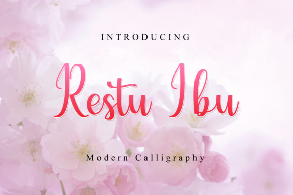 Restu Ibu: A Timeless Script Font for Crafters