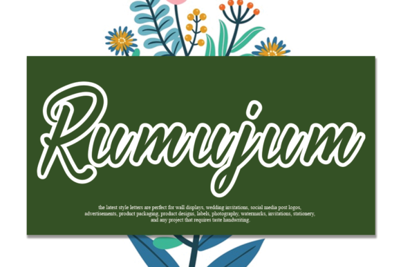 Rumujum: The Handwritten Font That Elevates Brand Identity