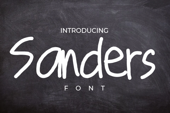 Sanders: The Handwritten Font for Marketers