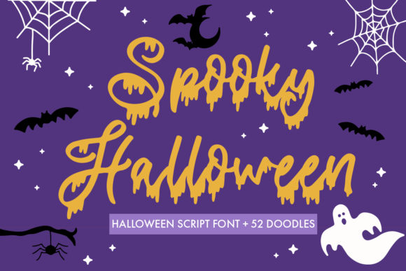 Spooky Halloween Title: A Playful Font for Branding