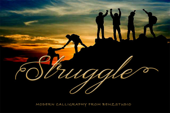 Struggle Font: Elevate Your Handmade Brand