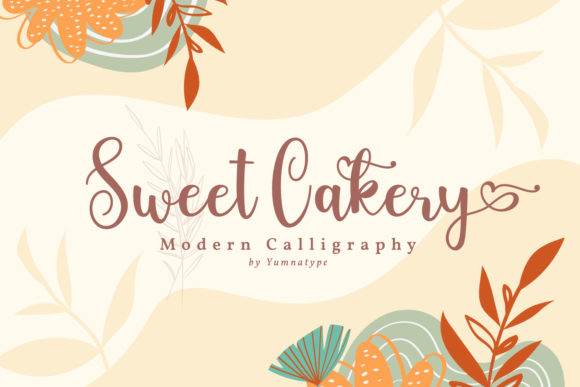 Sweet Cakery Font for Handmade Labels and Invitations