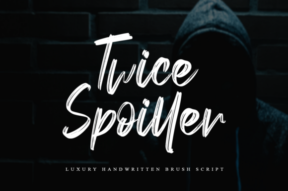 Twice Spoiller: A Modern Handwritten Font for Branding