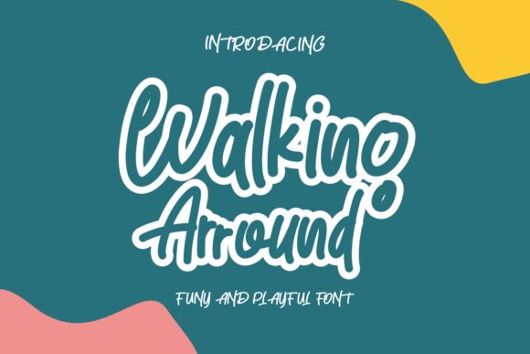 Walking Around: A Handwritten Font for Web Design