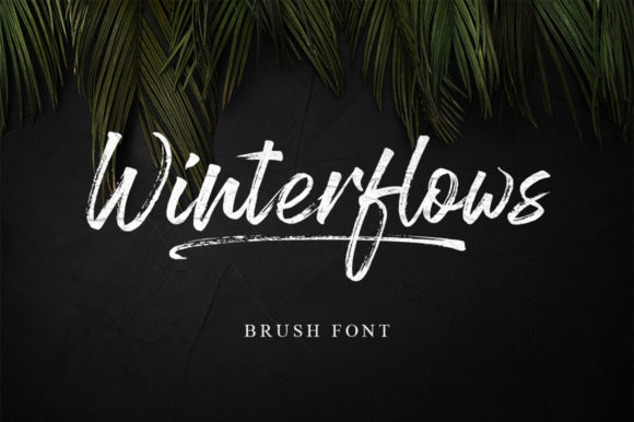 Winterflows: A Handwritten Font for Makers